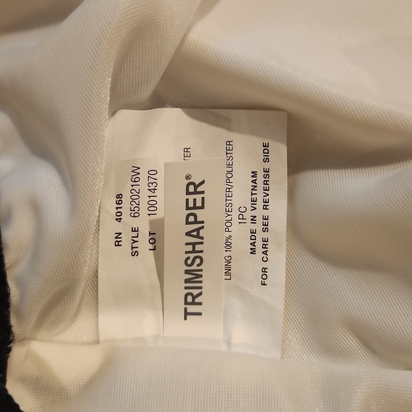 Liz Claiborne SZ 20 2 Piece Black/White Swimsuit - Picture 6 of 9